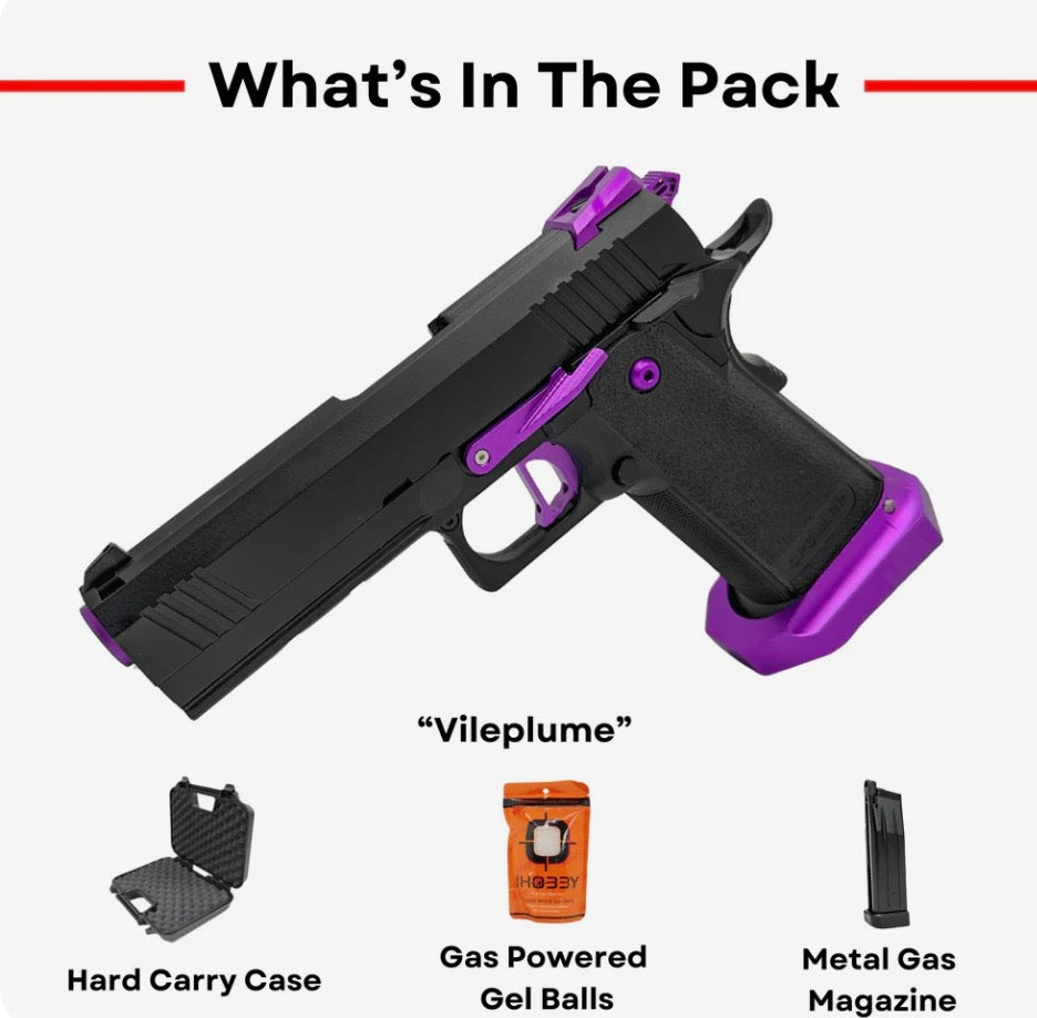 "Vileplume" Competition Custom Hi-Capa - Gel Blaster (Metal)