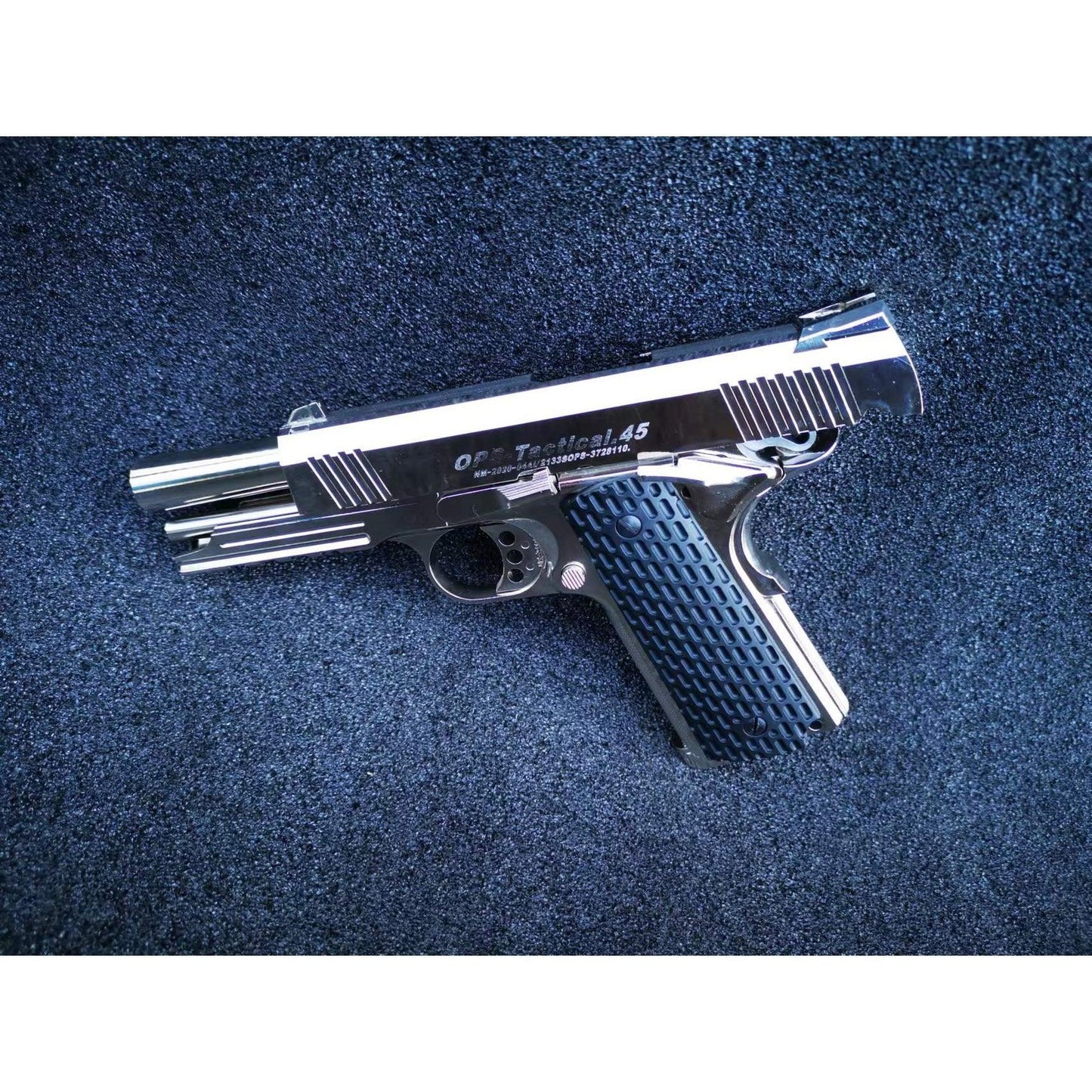 GOLDEN EAGLE 3309SV OPS Tactical .45 Full Metal GEL BLASTER GREEN GAS/CO2 POWERED Hi-Capa 4.3 VERSION GAS BLOWBACK Chrome