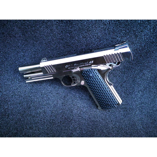 GOLDEN EAGLE 3309SV OPS Tactical .45 Full Metal GEL BLASTER GREEN GAS/CO2 POWERED Hi-Capa 4.3 VERSION GAS BLOWBACK Chrome