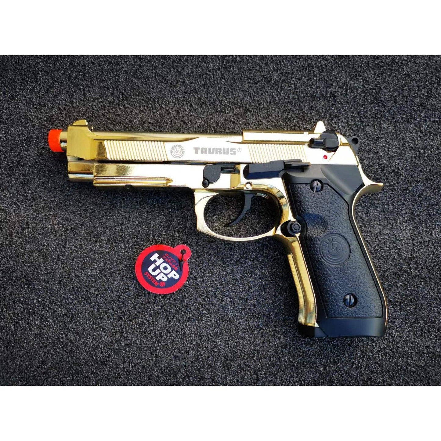 DOUBLE BELL Beretta M92 A1 M9 Gel blaster Gas POWERED Blowback Golden Chrome