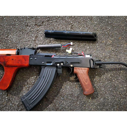 Double Bell 015B AK-AIMS AEG Gel Blaster With Real Wood Handguard