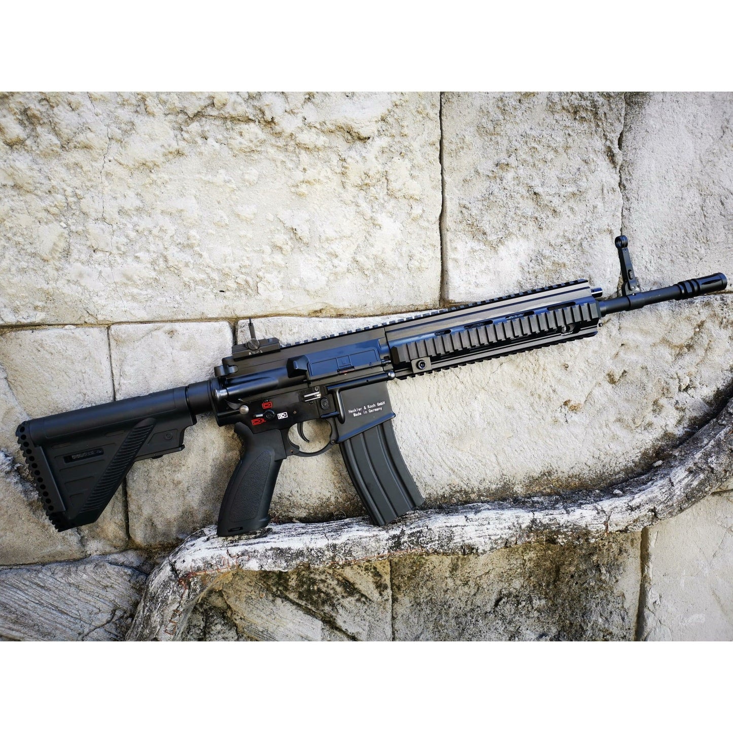 Double Bell HK416 A5 with 14.5 inch barrel AEG Gel Blaster Black
