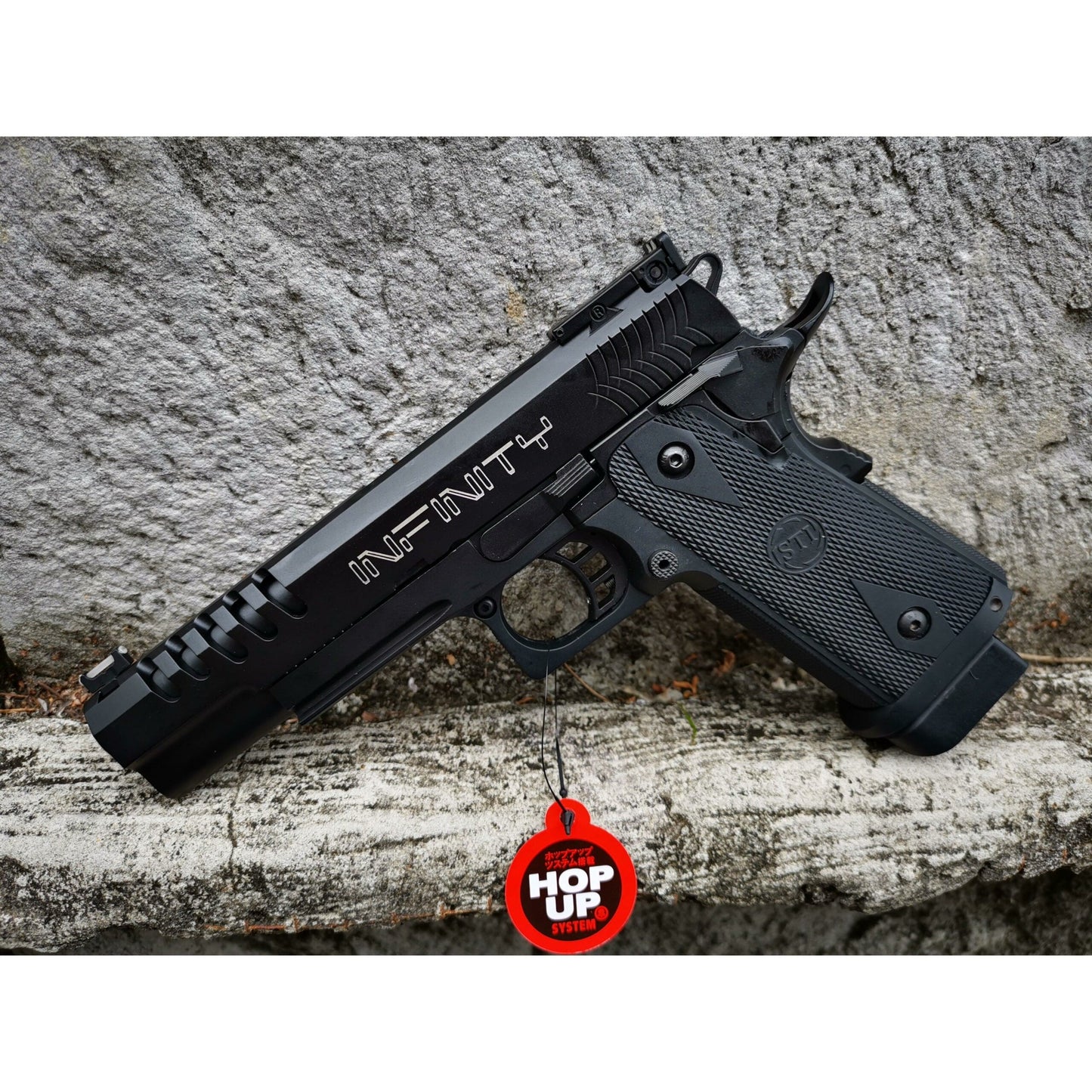 DOUBLE BELL Hi-Capa 5.1 OPS-MRP Gel blaster Gas POWERED Blowback Black