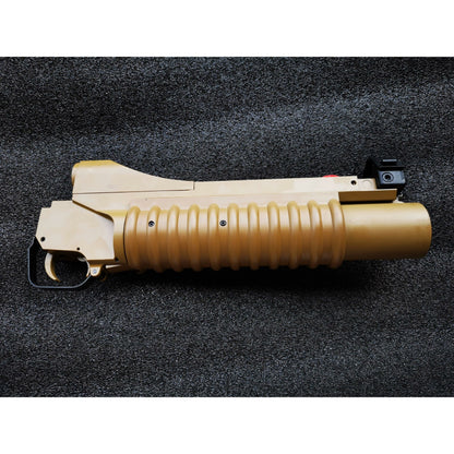 Double Bell M-55SS M203 Short Metal Grenade Launcher Gas Powered Gel Blaster Colour: Tan