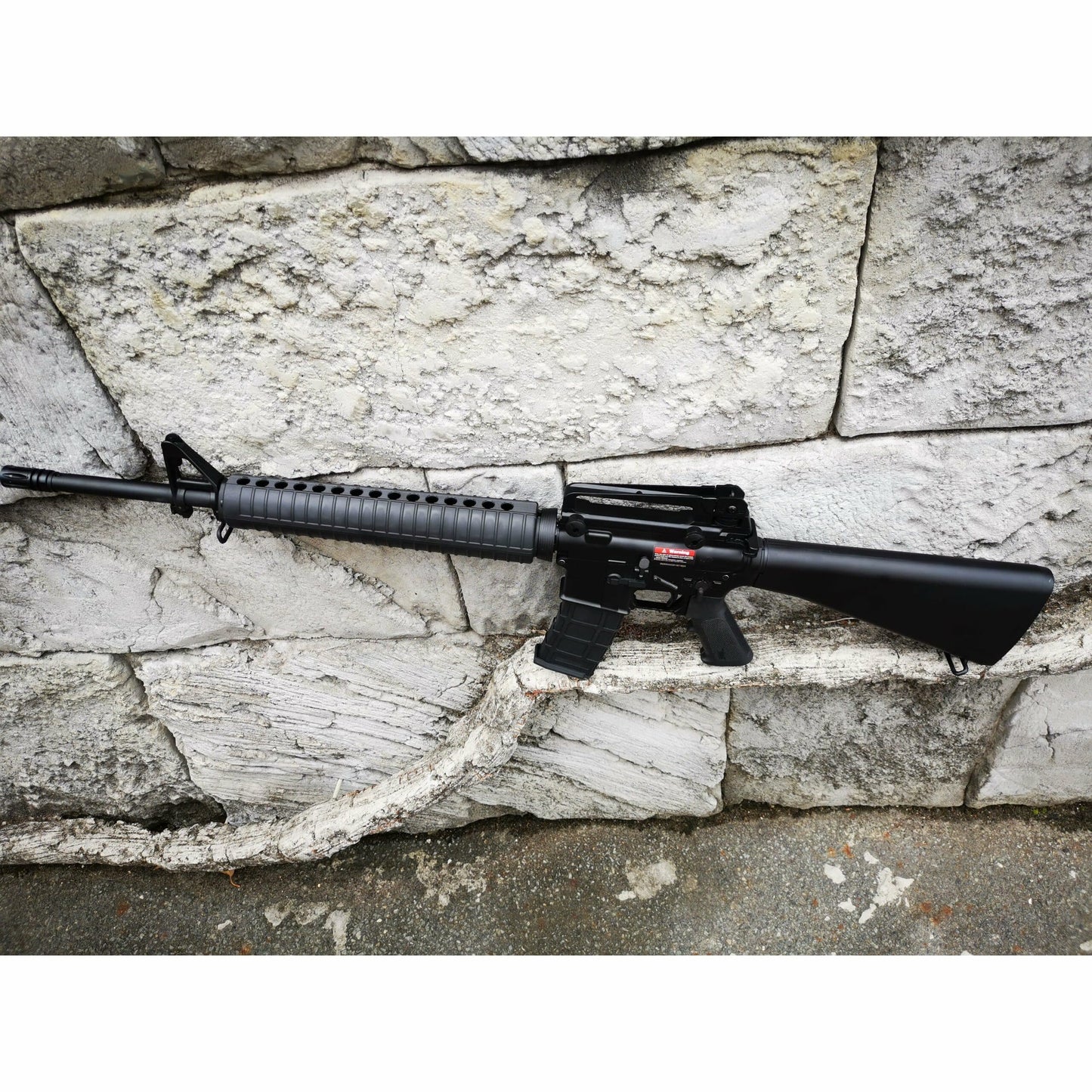GOLDEN EAGLE MC6610M M16A3 FULL METAL GAS POWERED GEL BLASTER GREEN GAS BLOWBACK RIFLE Colour: Black