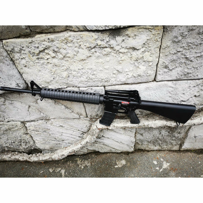 GOLDEN EAGLE MC6610M M16A3 FULL METAL GAS POWERED GEL BLASTER GREEN GAS BLOWBACK RIFLE Colour: Black