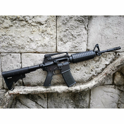GOLDEN EAGLE MC6604M M4A1 FULL METAL GAS POWERED GEL BLASTER GREEN GAS BLOWBACK RIFLE Colour: Black