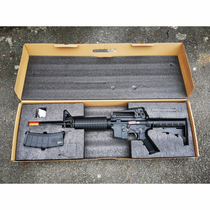 GOLDEN EAGLE MC6604M M4A1 FULL METAL GAS POWERED GEL BLASTER GREEN GAS BLOWBACK RIFLE Colour: Black