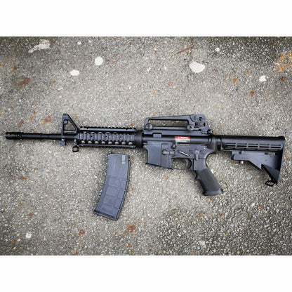 GOLDEN EAGLE MC6604RISM M4A1 FULL METAL GAS POWERED GEL BLASTER GREEN GAS BLOWBACK RIFLE Colour: Black