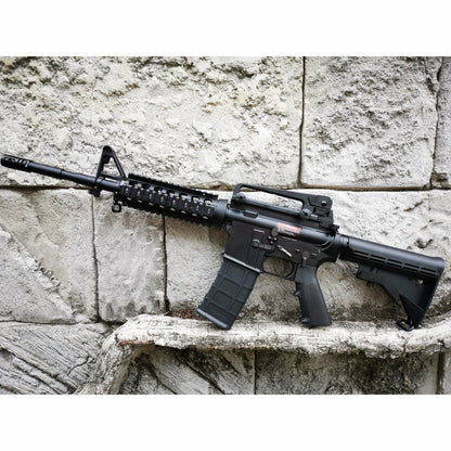 GOLDEN EAGLE MC6604RISM M4A1 FULL METAL GAS POWERED GEL BLASTER GREEN GAS BLOWBACK RIFLE Colour: Black