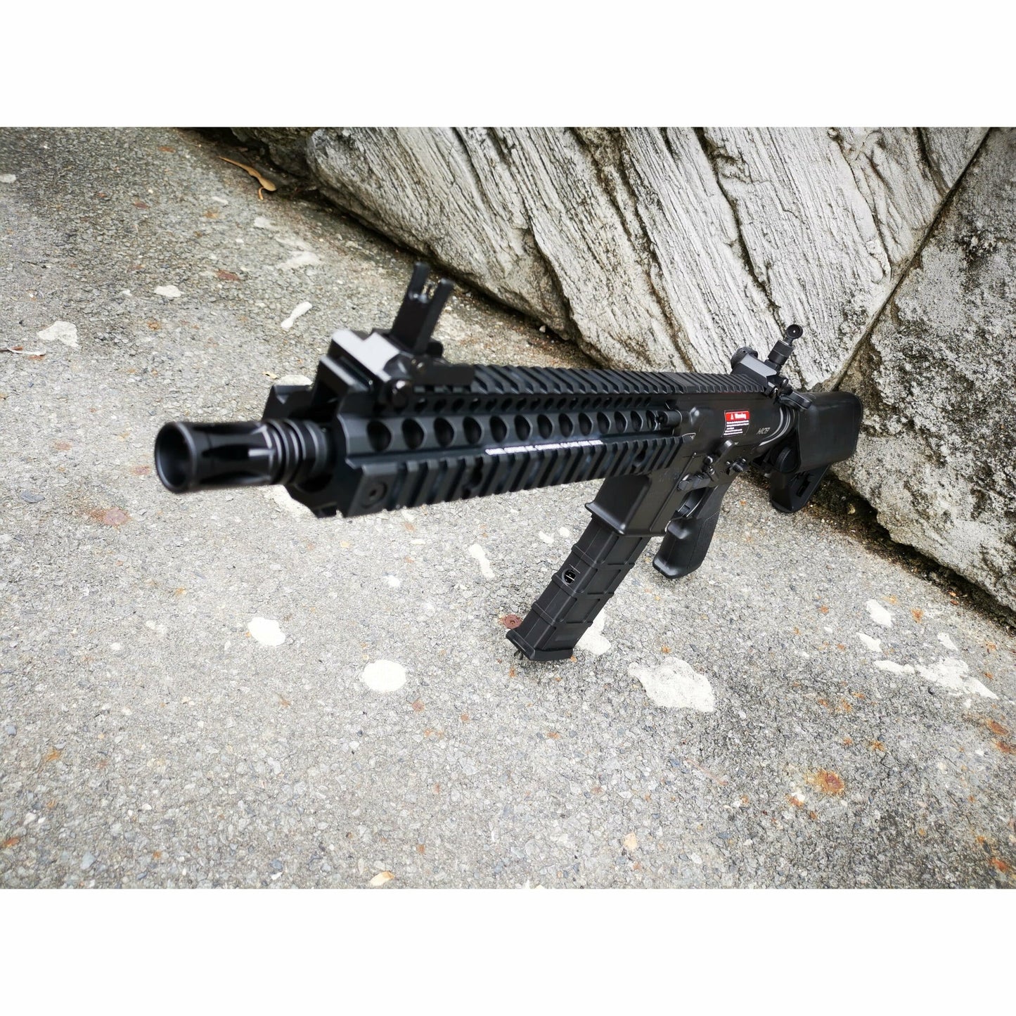 GOLDEN EAGLE MC6593M MK18 MOD1 FULL METAL GEL BLASTER GREEN GAS POWERED GAS BLOWBACK RIFLE Colour: Black