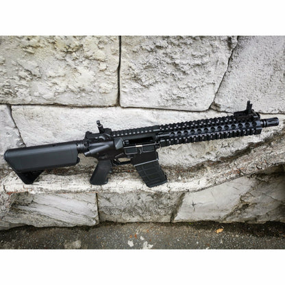 GOLDEN EAGLE MC6593M MK18 MOD1 FULL METAL GEL BLASTER GREEN GAS POWERED GAS BLOWBACK RIFLE Colour: Black