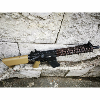 GOLDEN EAGLE MC6593MT-T MK18 MOD1 FULL METAL GEL BLASTER GREEN GAS POWERED GAS BLOWBACK RIFLE Colour: TAN