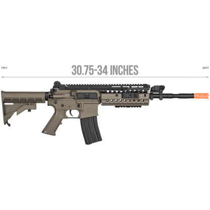 DOUBLE BELL BYT-05T M4SS Gel Blaster AEG With Metal Gearbox and Hop Up Colour: Tan