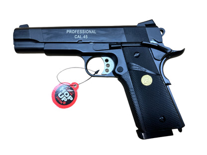 DOUBLE BELL 728 PROFESSIONAL CAL.45 Gel blaster Gas POWERED Blowback Black