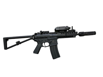 DOUBLE BELL 808 PDW Gel Blaster AEG Colour: black