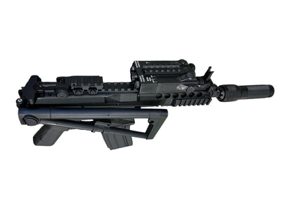 DOUBLE BELL 808 PDW Gel Blaster AEG Colour: black