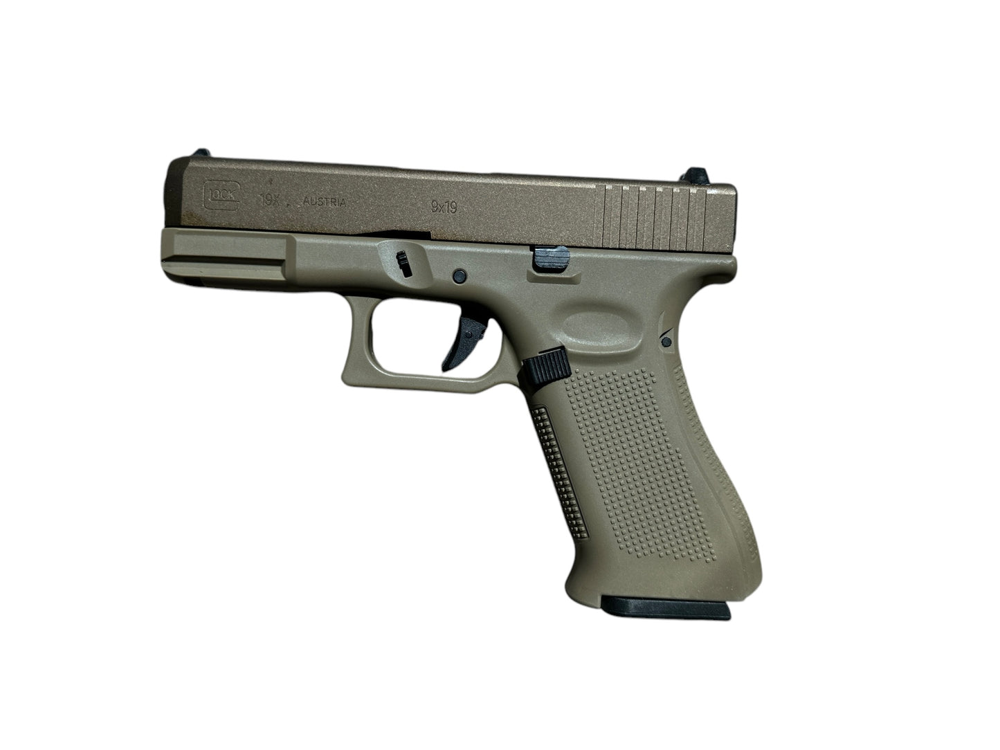 Glock 19X Gen5 Gas Blowback Gel Blaster Colour:Tan