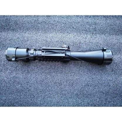 C3-9x40EG Metal Rifle Scope with Red and Green Light With 3 Side Tactical Rail