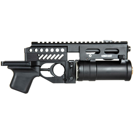 Double Bell K-55A GP-25 Metal Grenade Launcher Gas Powered Gel Blaster Colour: Black