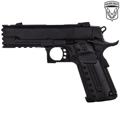 Golden Eagle 3316 CO2 Powered Hi-Capa Strike Warrior Gel Blaster Pistol Black