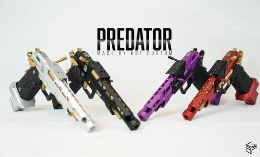 Predator Standard, CNC Aluminium IPSC Hi-capa Gel Blaster Pistol
