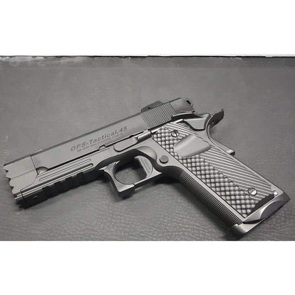Golden Eagle 3321 CO2 Powered Hi-Capa Strike Warrior Gel Blaster Pistol Black